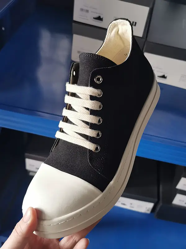 Ro shoes low cut canvas men's shoes owens thick sole height increasing casual versatile couple board shoes women's spring and summer trendy shoes 2025
