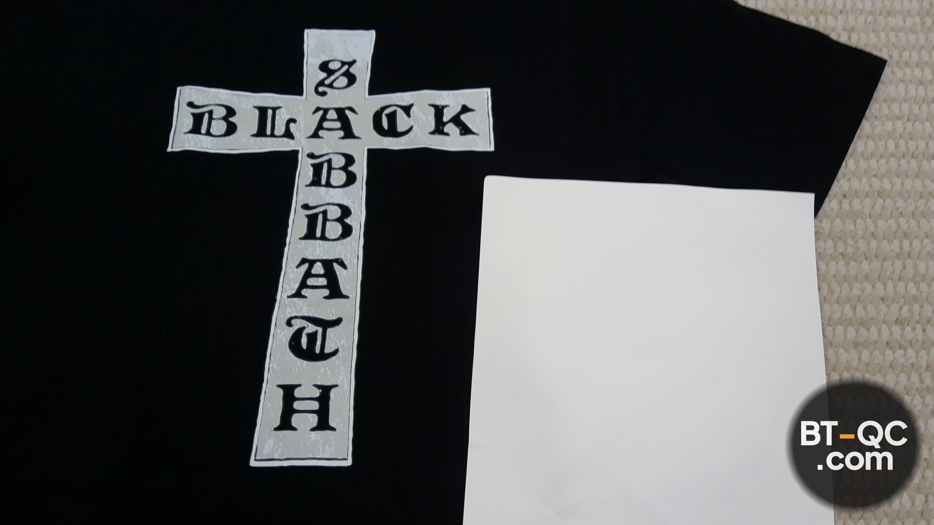 Black Sabbath T-Shirt — QC-Foto 3