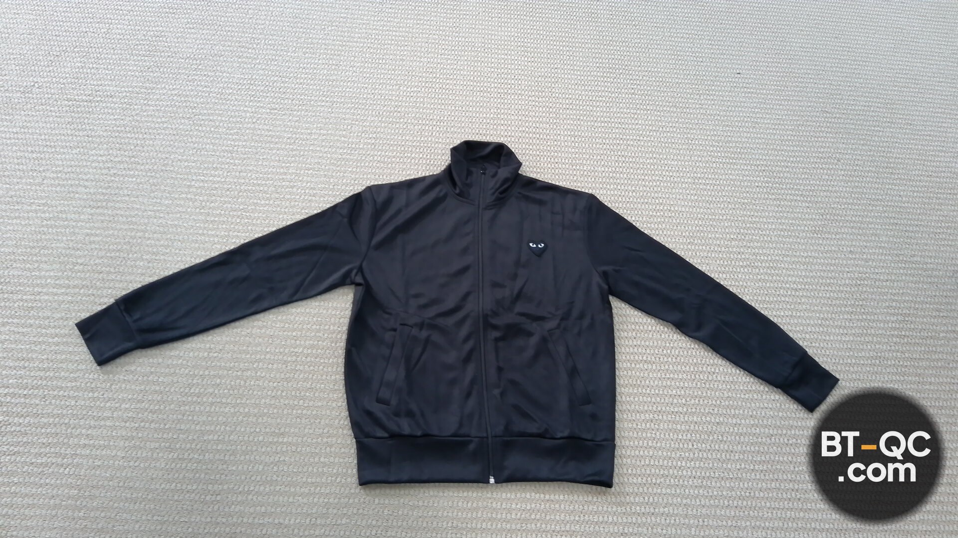 Comme des Garcons Play Track Jacket Black QC