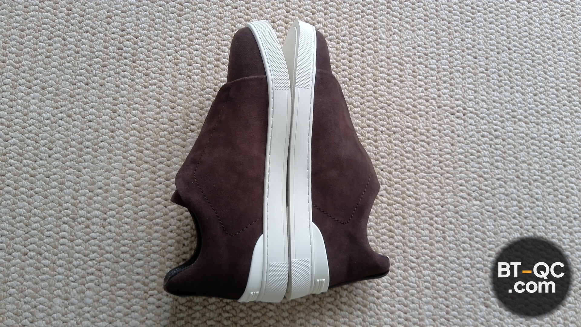 Zegna S2975ZA Brown Suede Slip-On Sneakers QC
