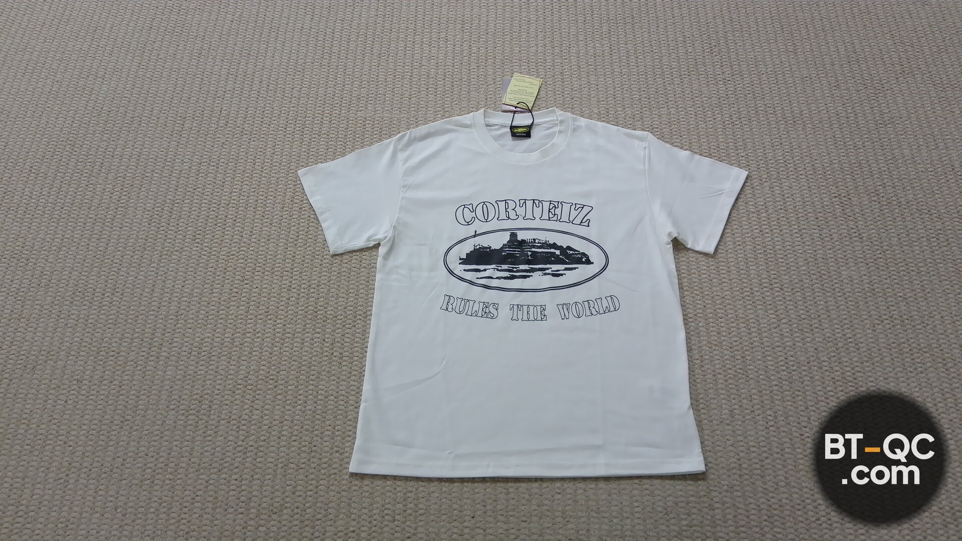 Corteiz Rules The World T-Shirt White QC