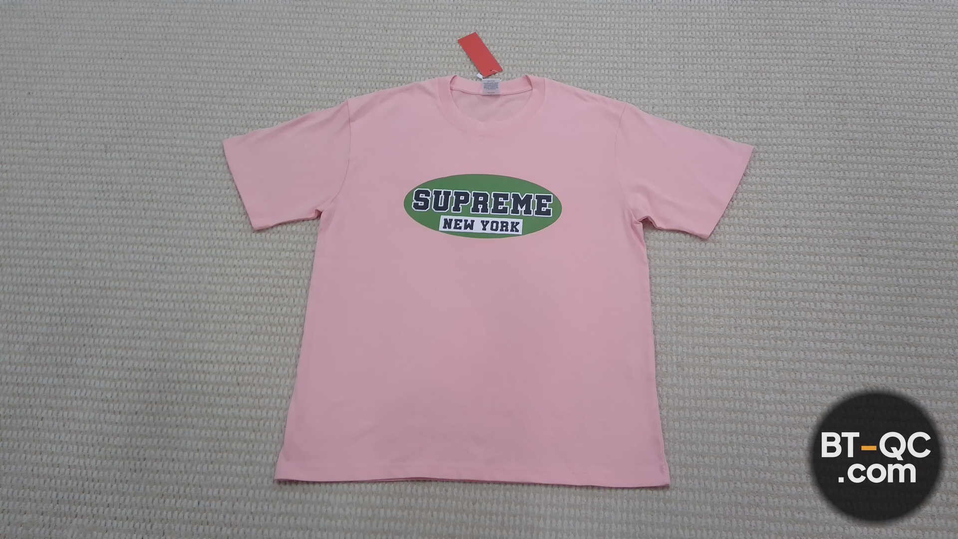 Supreme New York Pink T-Shirt QC