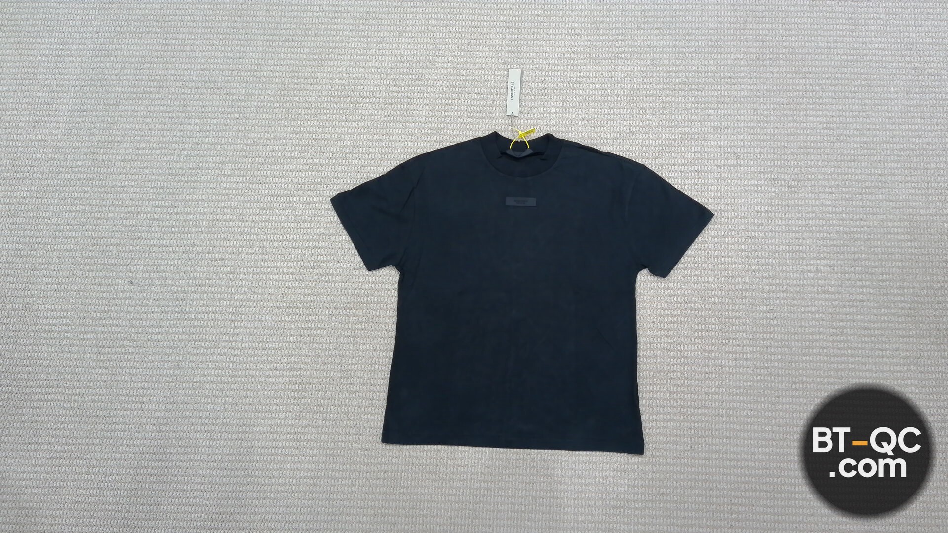 Essentials Fear of God Black T-Shirt QC