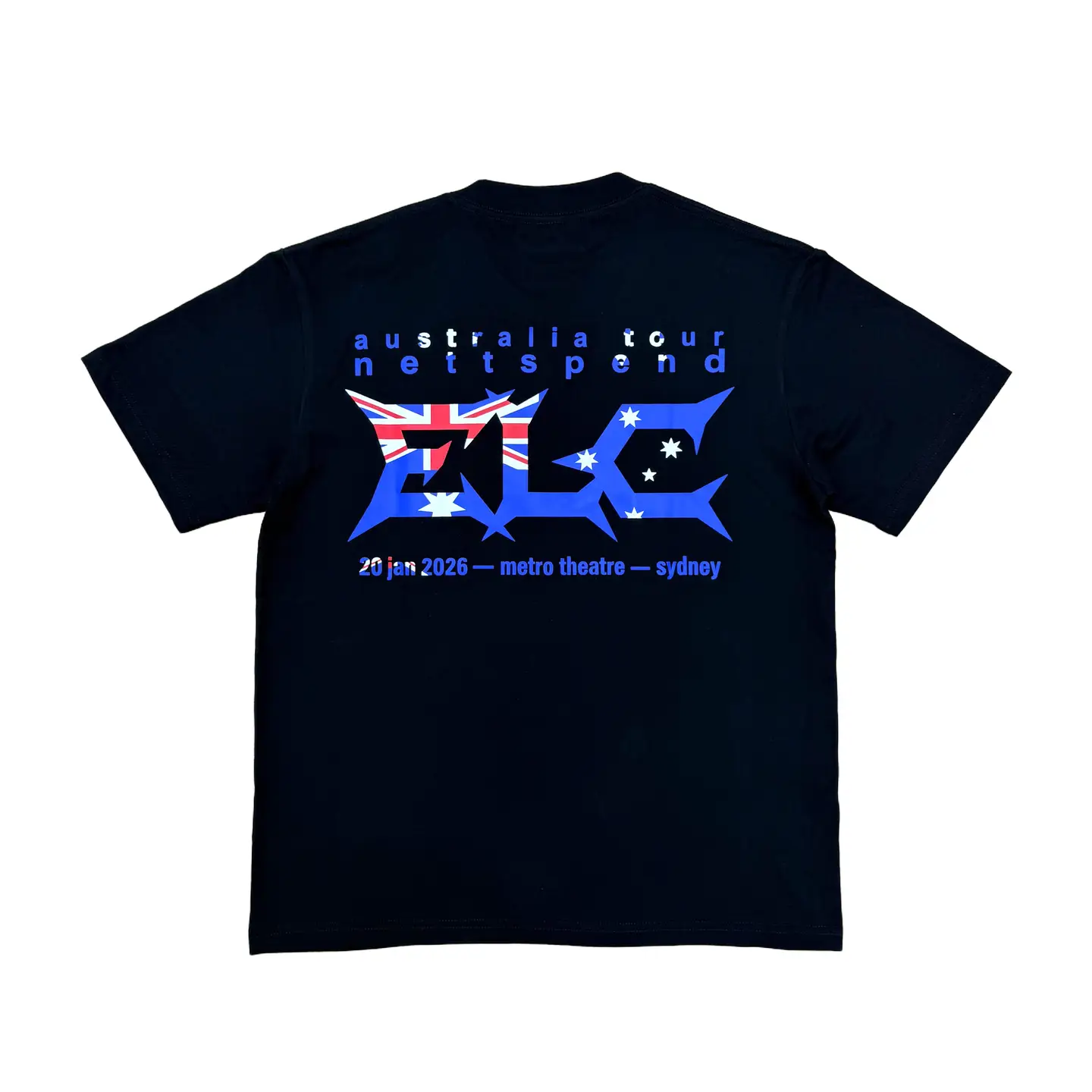 Kk11 Nettspend Australia Merch Tee Australia Limited Edition Printed Short-Sleeve T-Shirt