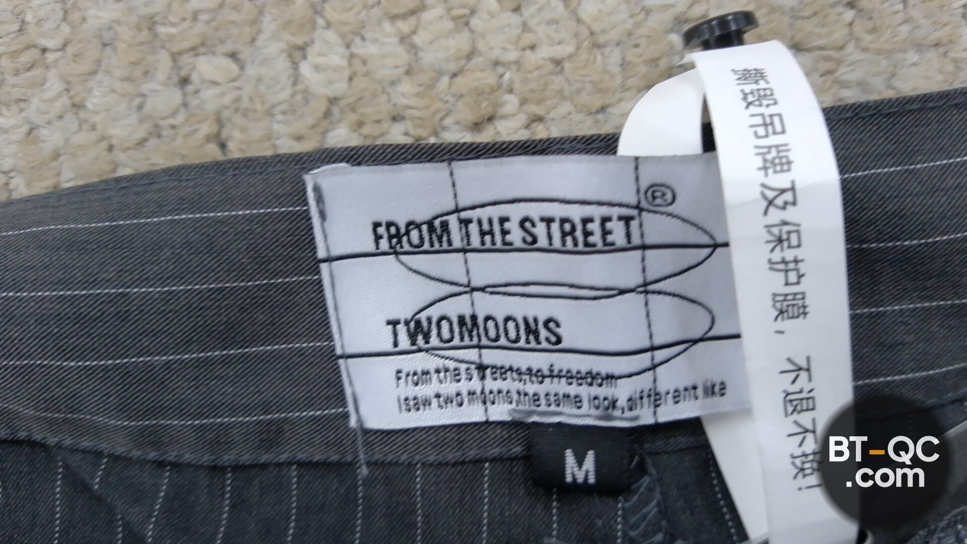 TWOMOONS Pinstripe Shorts — QC-foto 3