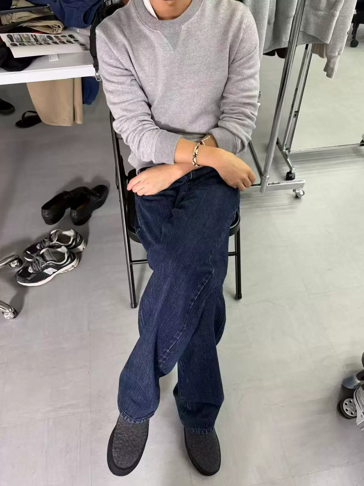 Zhangyu Make Vujade 010 ken Personal Item Sample Cashmere Blended Heavy duty Round Neck Hoodie