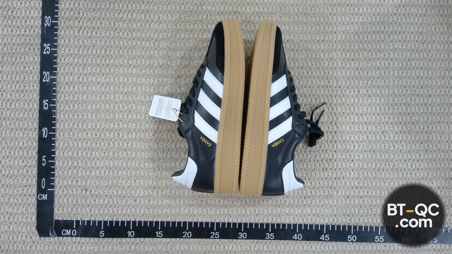 Adidas Samba Sneakers Black White Gum QC
