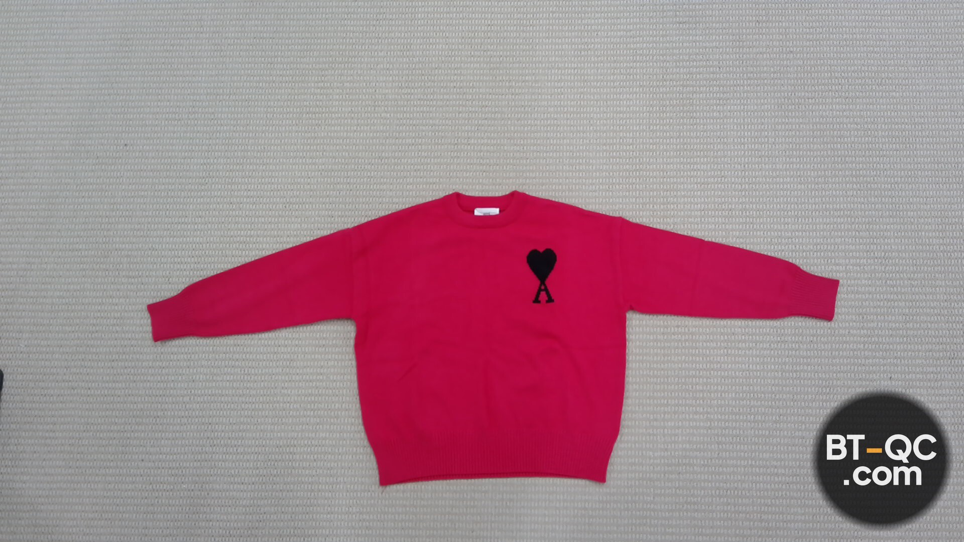 Ami Alexandre Mattiussi Red Heart Logo Sweater QC