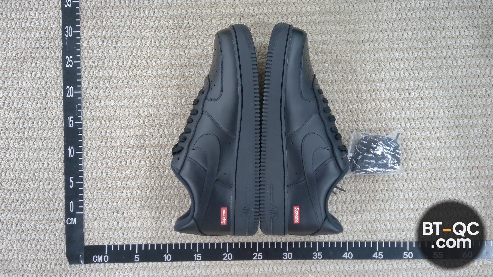 Nike Air Force 1 Low Supreme Black QC