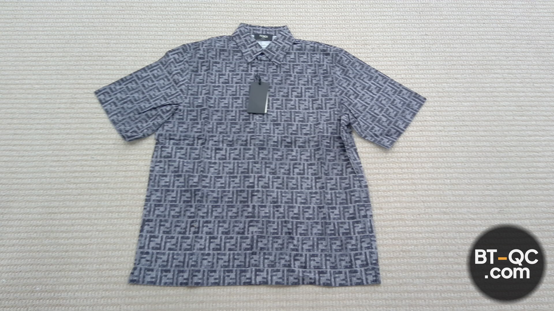 Fendi FF Jacquard Short Sleeve Shirt QC