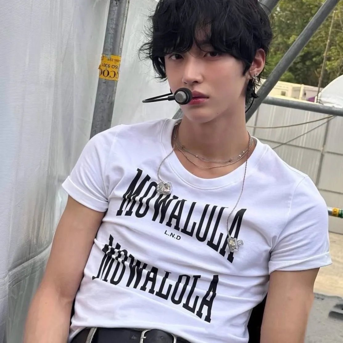 Mowalola White Double Sweat T-shirt, slim fit, opium yvl sty