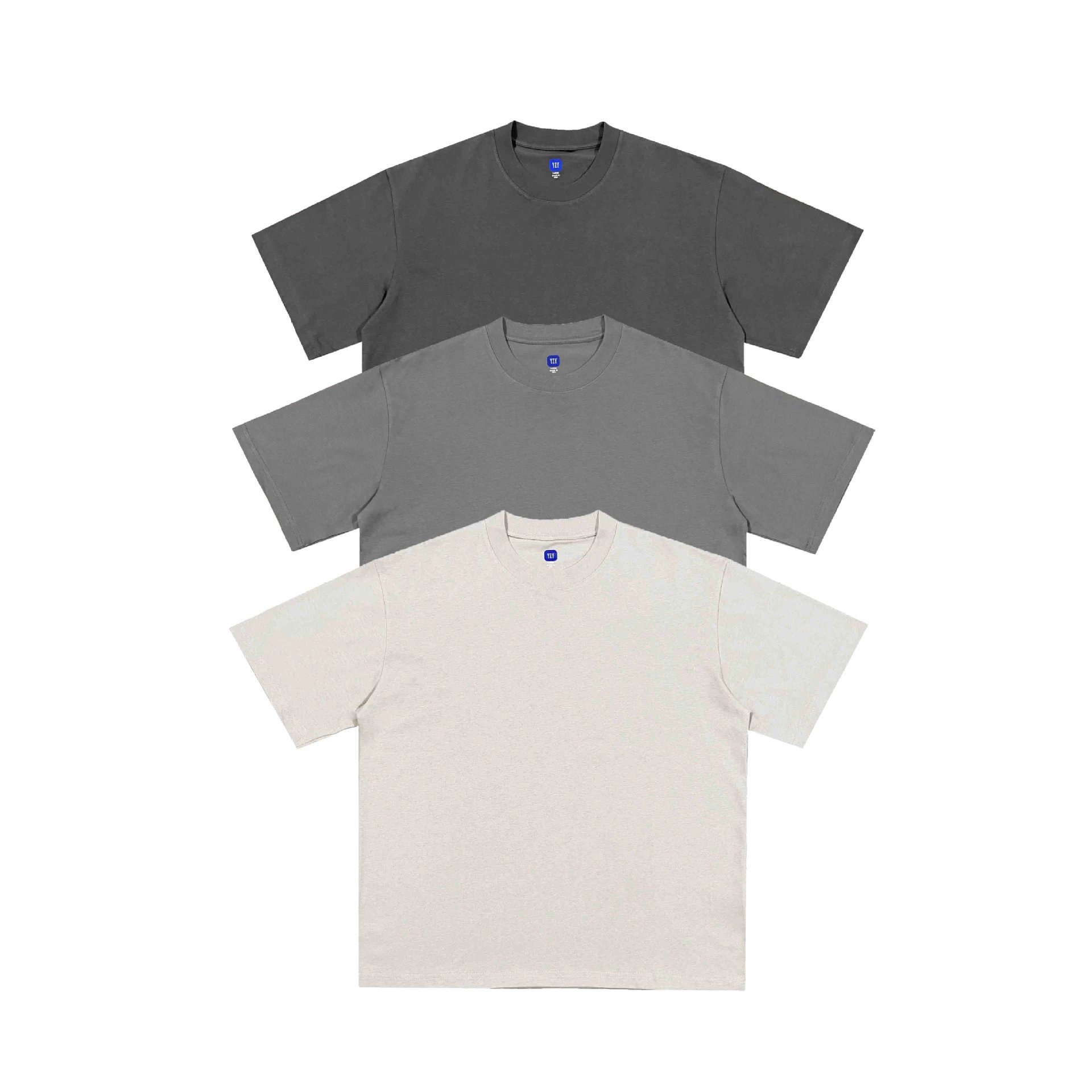 YZY Solid Color Casual Daily Couple Crewneck Short Sleeve T-shirt Long Sleeve Whatsapp:44 07917991593
