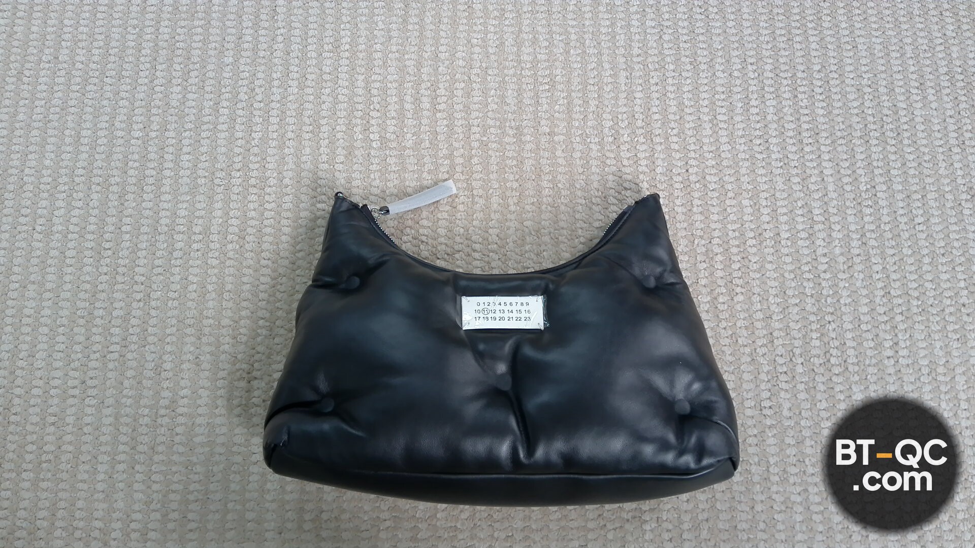 Maison Margiela Black Padded Shoulder Bag QC