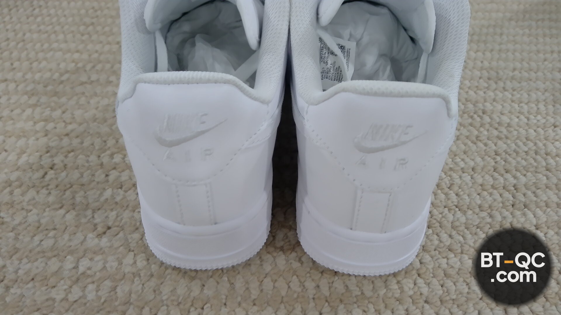 Nike Air Force 1 White Sneakers — QC photo 3
