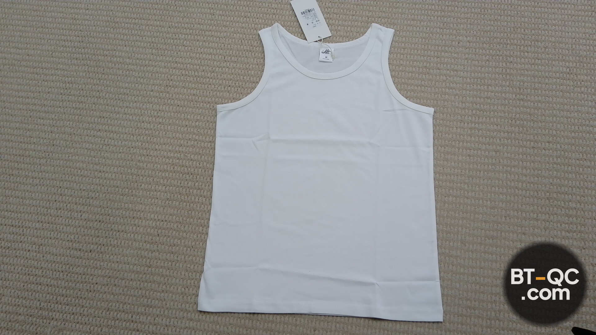 idlt White Tanktop QC