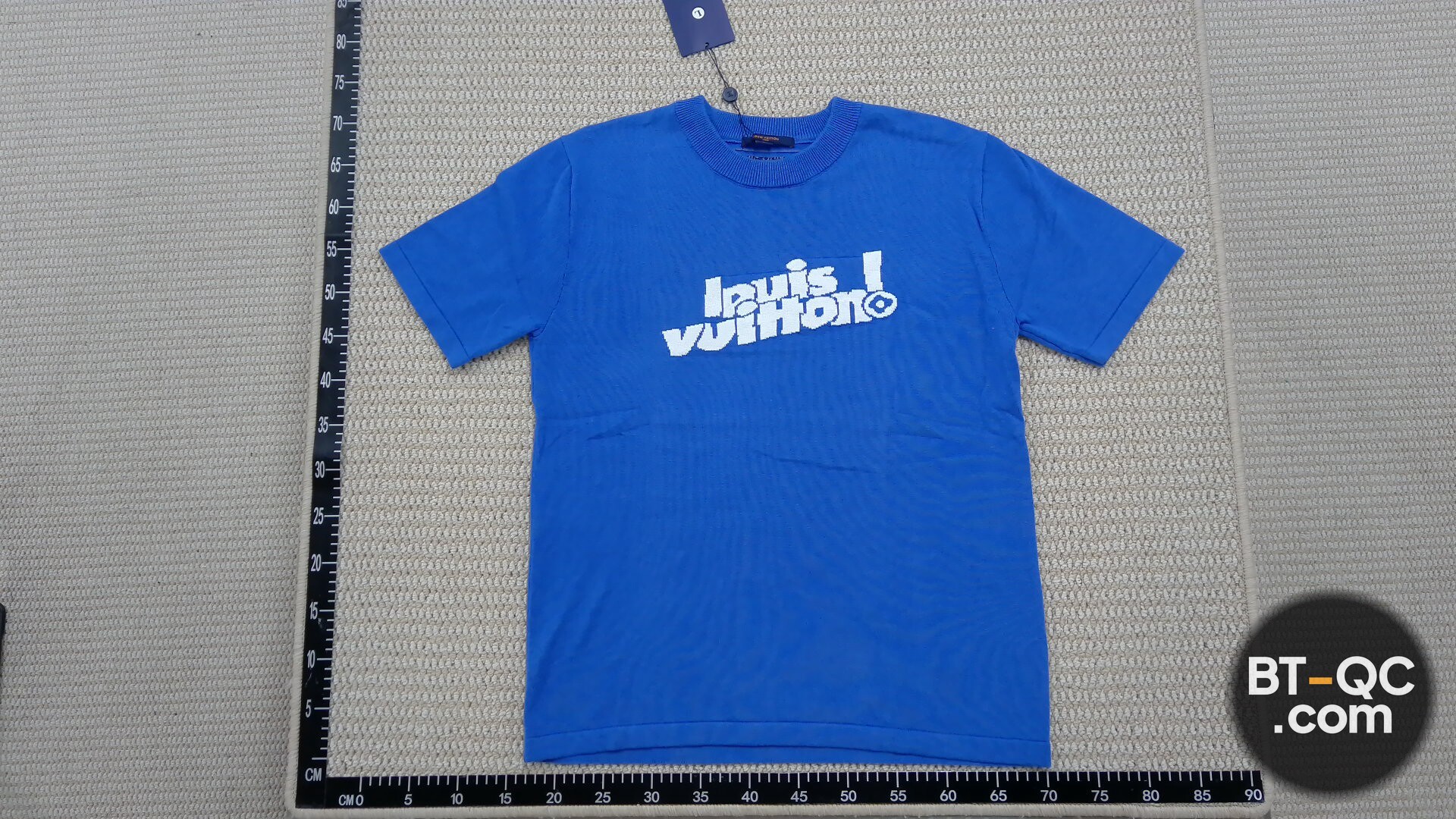 Louis Vuitton Blue Logo T-Shirt QC