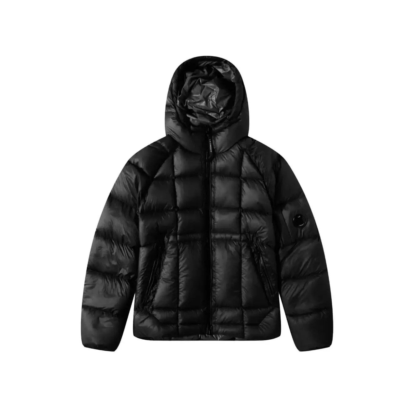 Hooded winter cotton-padded jacket#101