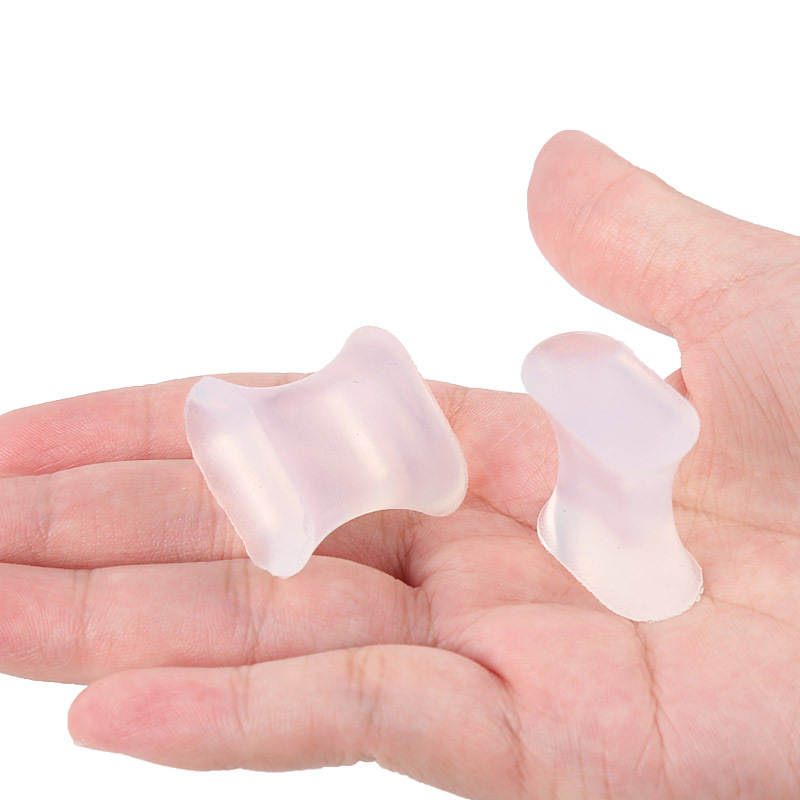 Transparent toe splitter thumb eversion silicone durable big toe slow pressure toe separator spot wholesale