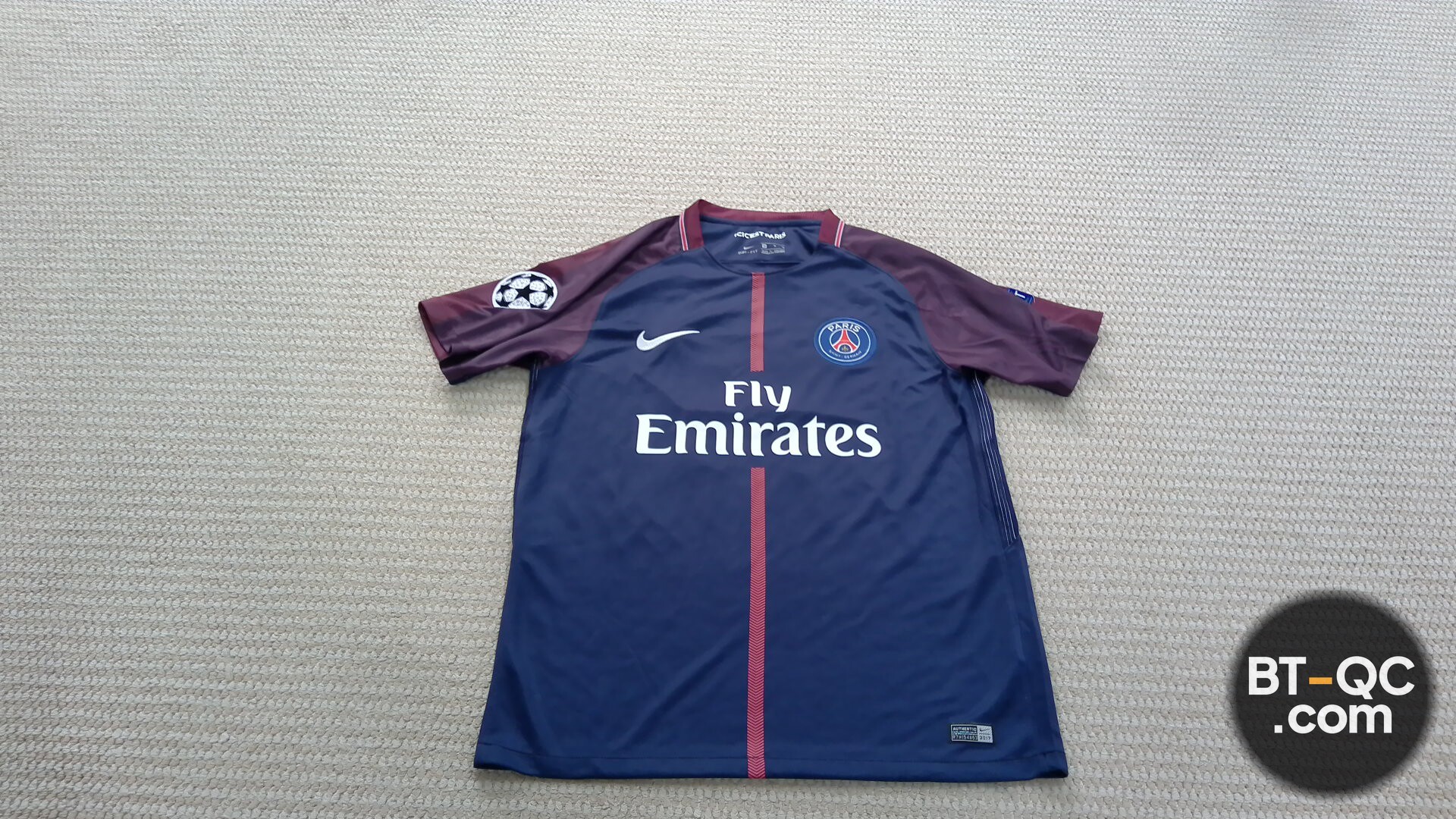 Nike Paris Saint-Germain Fly Emirates Jersey QC