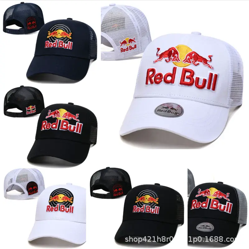 Foreign trade F1 Red Bull Racing Red Bull Verstappen 2025 season racing baseball cap curved brim sun hat