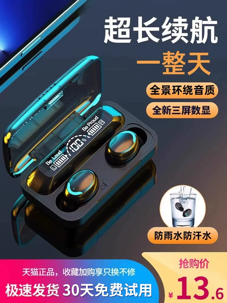 True Wireless Bluetooth Headphones 2026 New Model In-Ear Style for Men and Women, Sports Noise Reduction, High Sound Quality, Long Battery Life