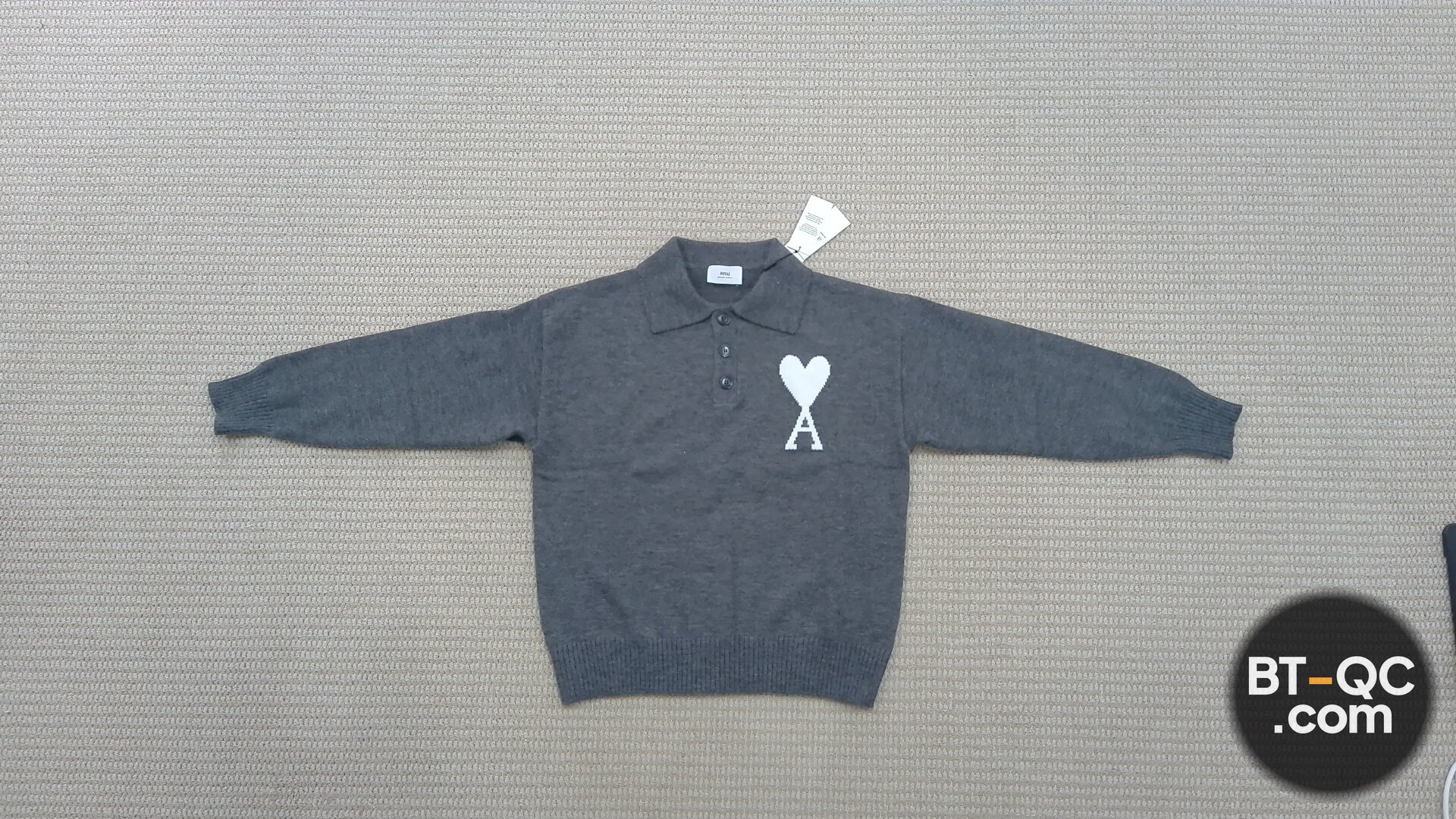 Ami Alexandre Mattiussi Grey Sweater QC