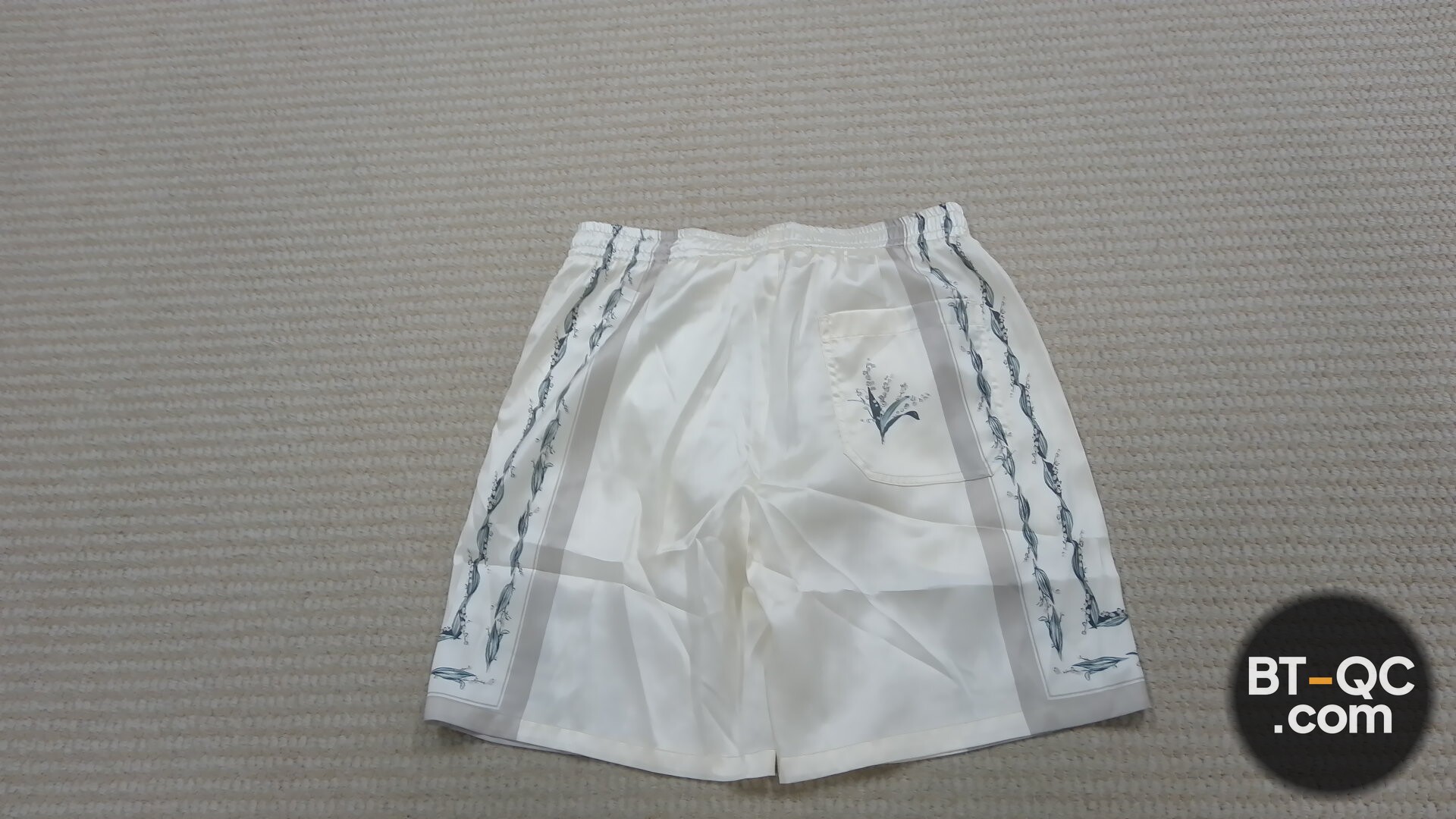 Christian Dior Lily of the Valley Silk Shorts QC