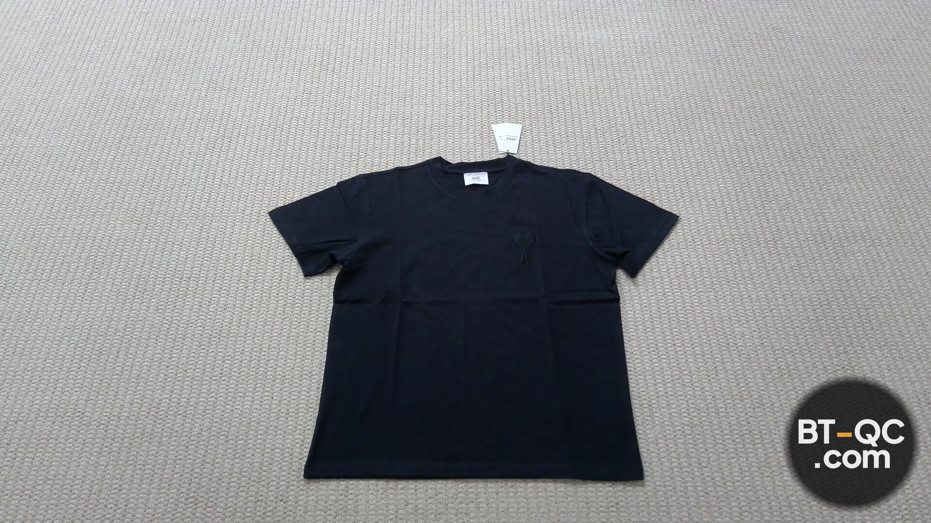 Ami Alexandre Mattiussi Black T-Shirt QC