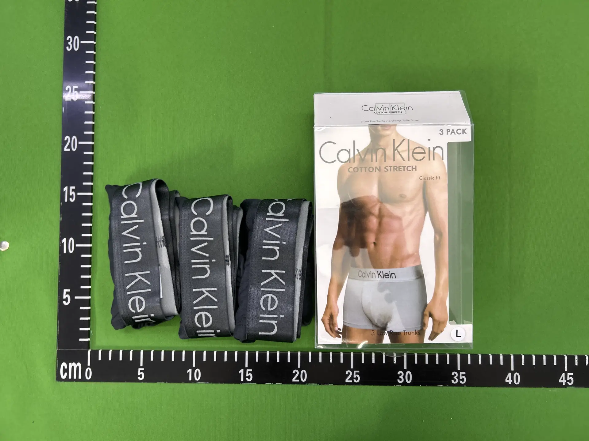 Calvin Klein Cotton Stretch 3 Pack Low Rise Trunks