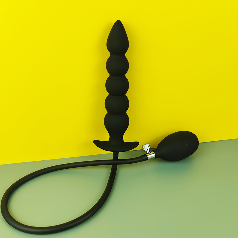 Adult Sex Toy Inflatable Anal Plug Posterior Pull Bead Expander Adult Anal Plug Sex Toy