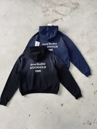 Acne Studios Stockholm 1996 Hoodie Black