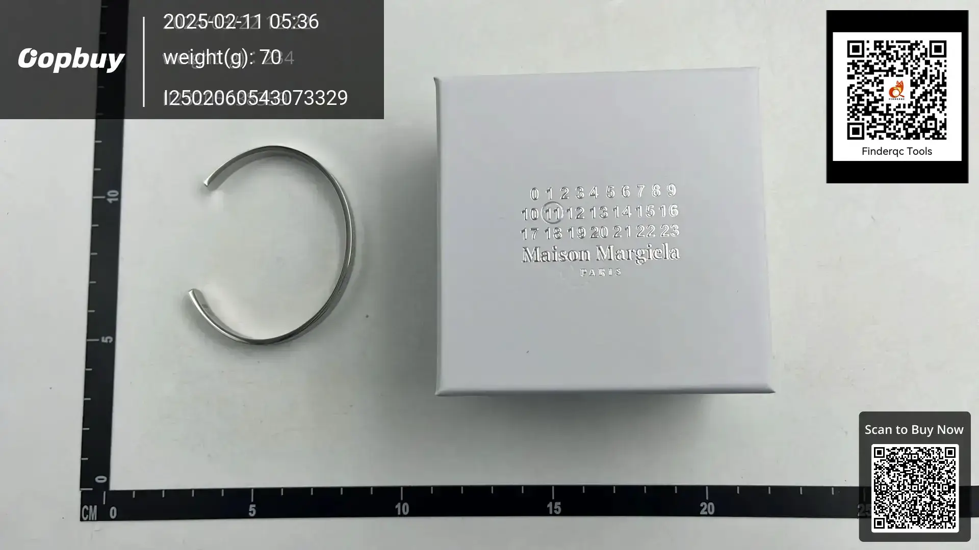 Maison Margiela Silver Open Bracelet
