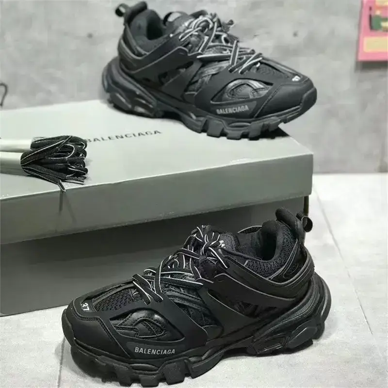 Balenciaga Track 3.0 Black Men's and Women's Dad Shoes
