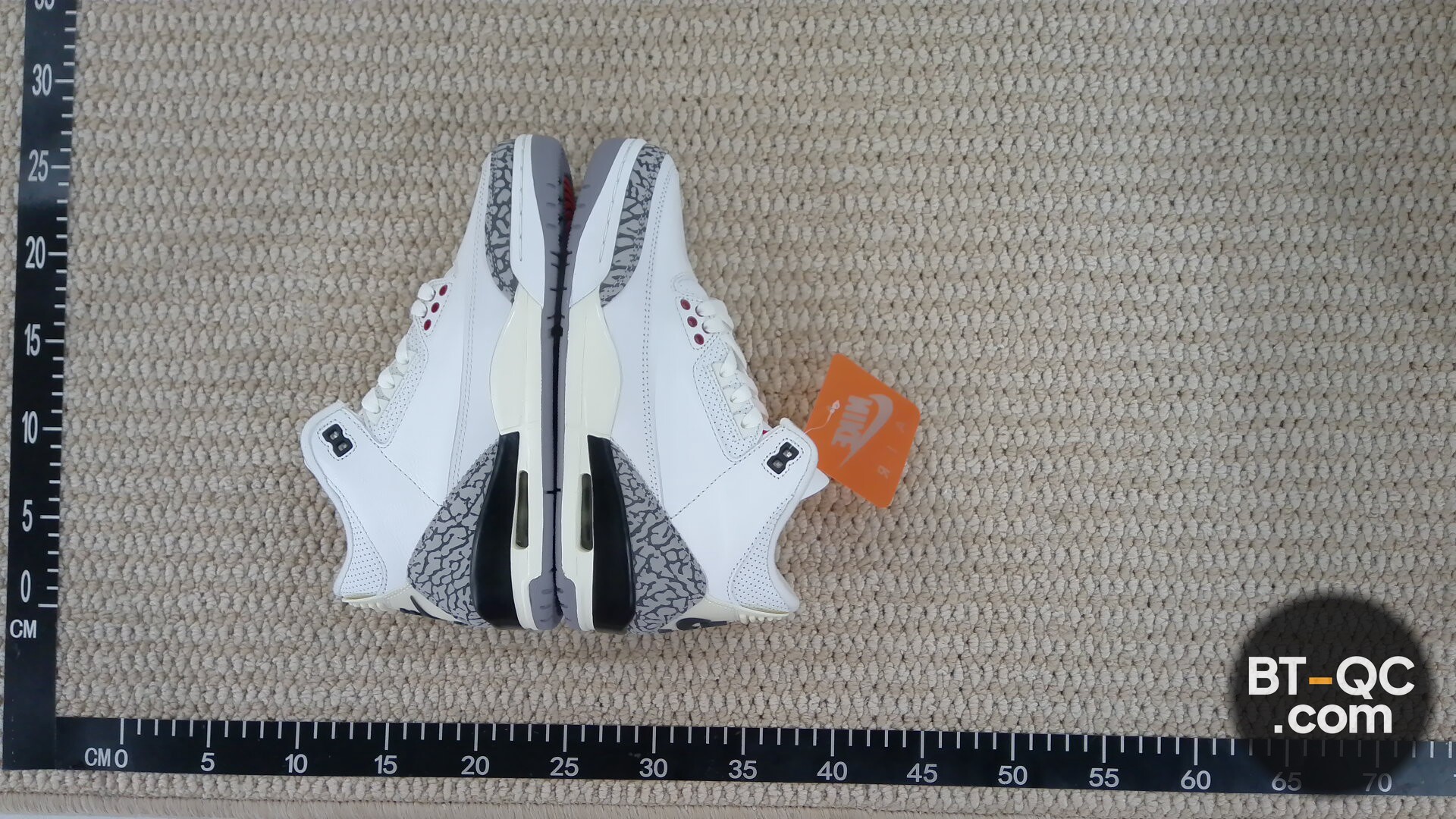 Nike Air Jordan 3 White Cement QC