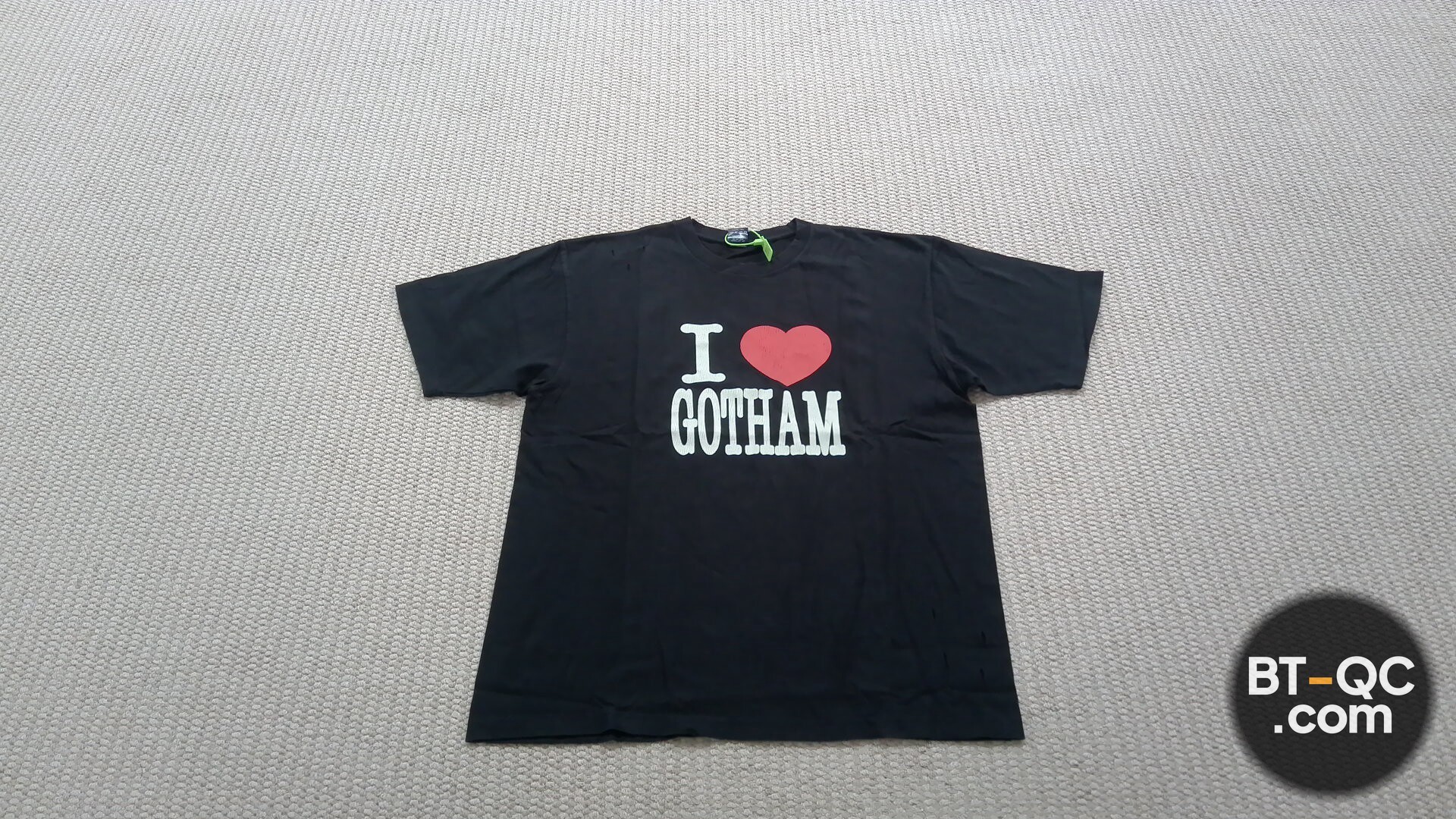 Number (N)ine I Love Gotham T-Shirt Black QC