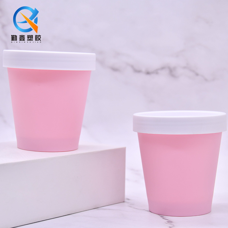 New wide mouth bottle 180ml plastic jar body lotion bottle scrub cream plastic cosmetic mud film jar