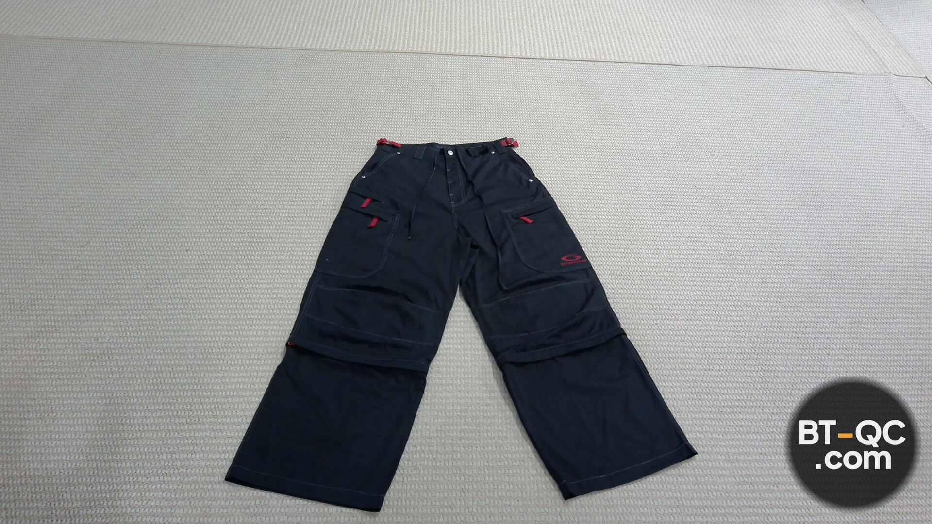 Balenciaga Black Zip-Off Cargo Pants QC