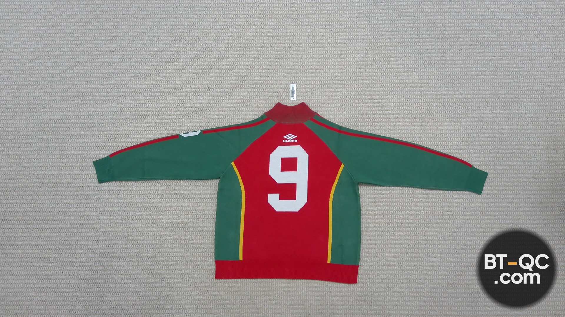 Umbro Supreme Track Jacket Red Green Yellow QC