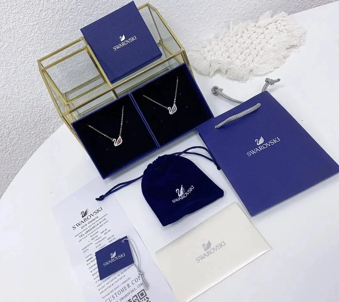 Swarovski Swan Necklace
