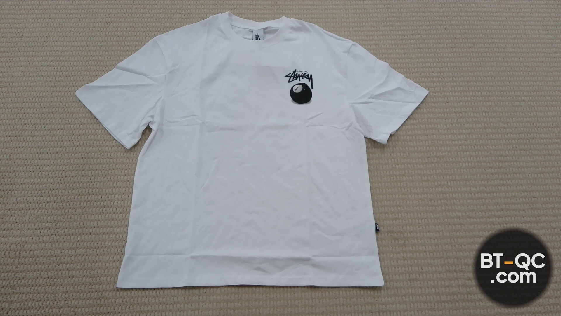 Stussy 8 Ball Nike T-Shirt White QC