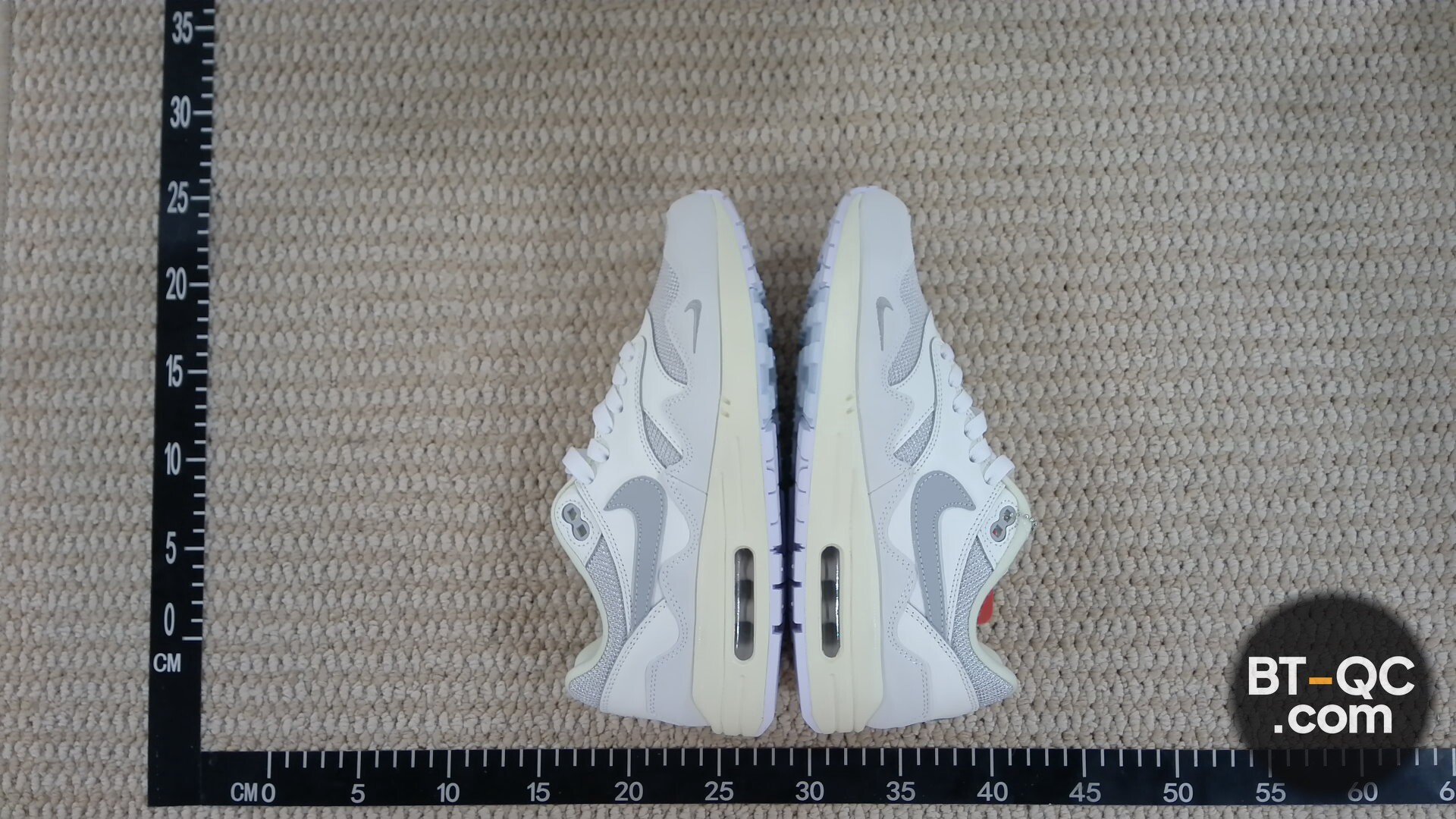 Nike Air Max 1 White Grey QC