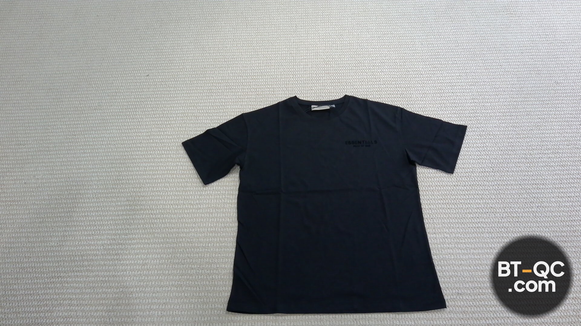 Essentials Fear of God Black T-Shirt QC