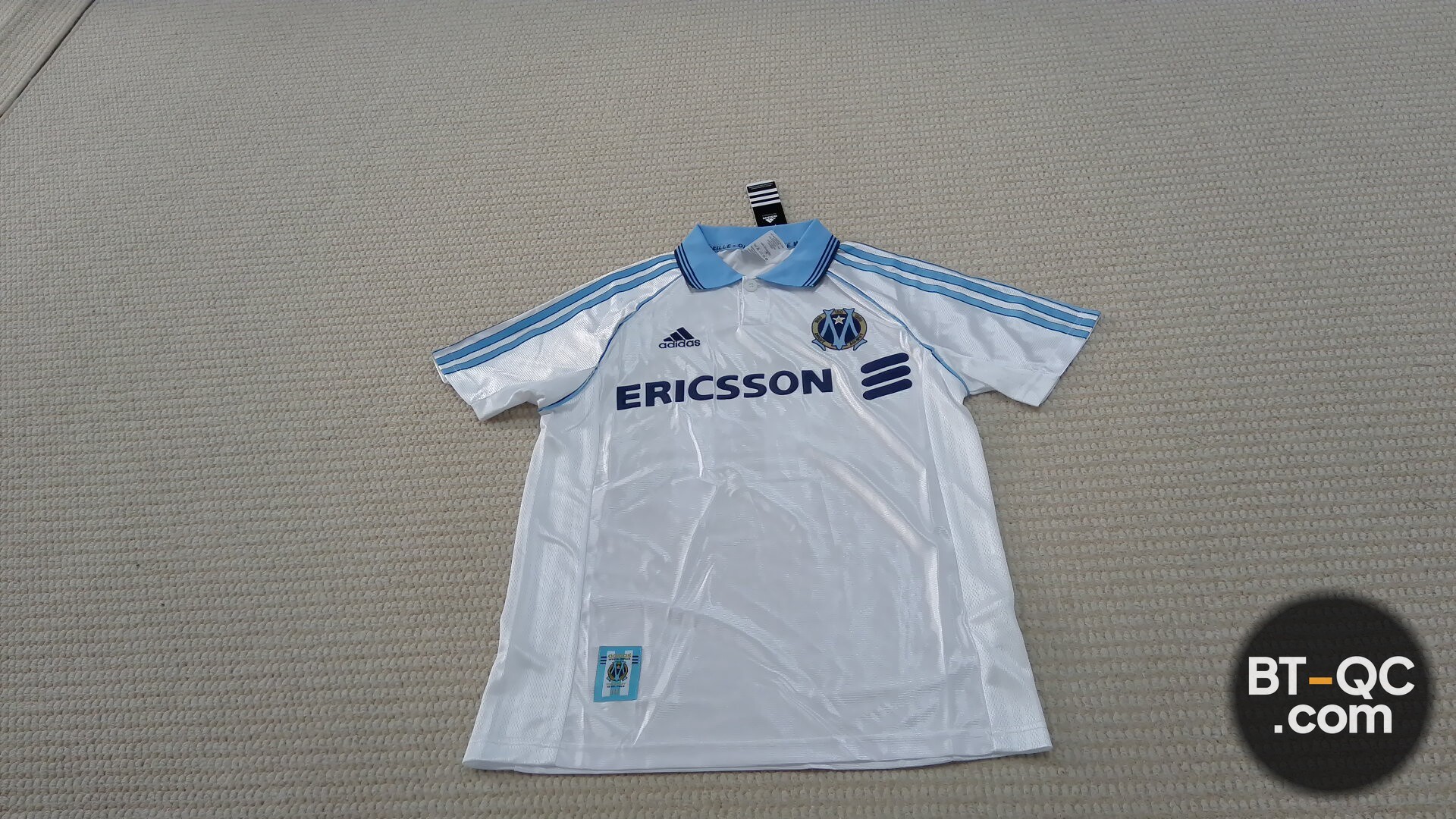 Adidas Olympique Marseille Centenary 1999 Ravanelli 11 Shirt QC