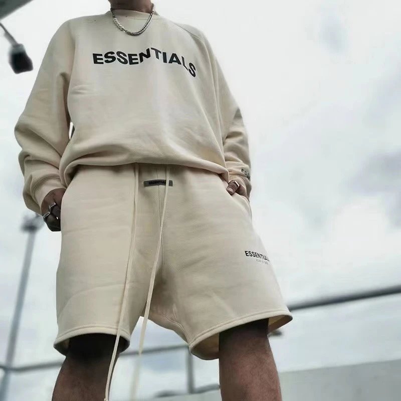 Fear of God Essentials Sweatshirt and Shorts Set