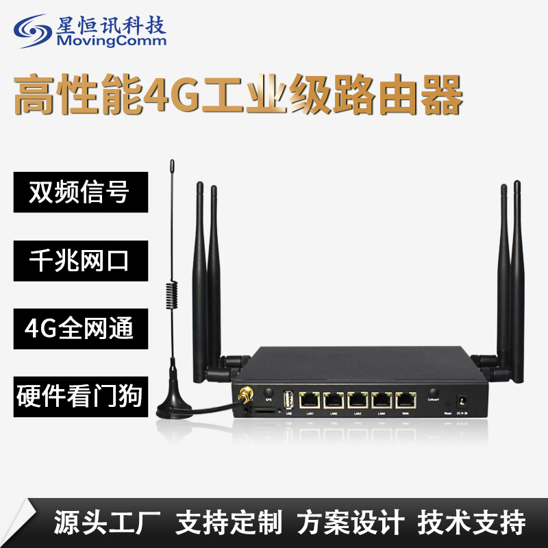 Xinghengxun 1300m Gigabit Dual-Band Wireless Wifi Industrial Grade 4g Routing Dual Sim Card 4g Industrial Router