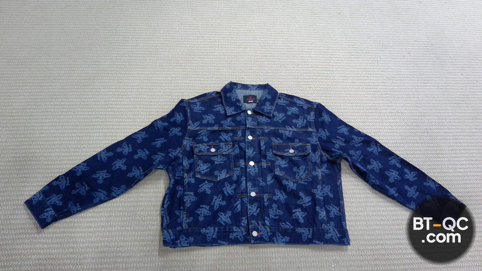 Palace All Over Orb Denim Jacket QC