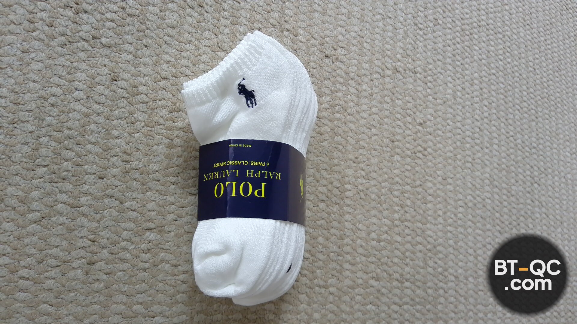 Polo Ralph Lauren 6 Pairs White Socks QC