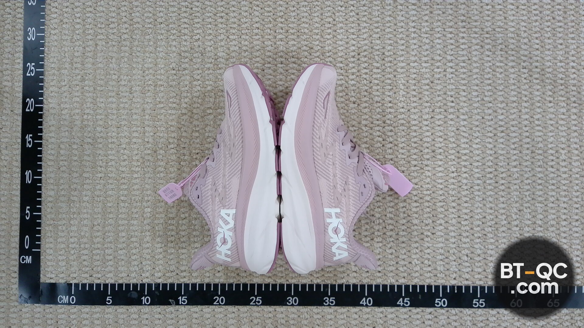 HOKA Clifton 9 Pink Shoes QC