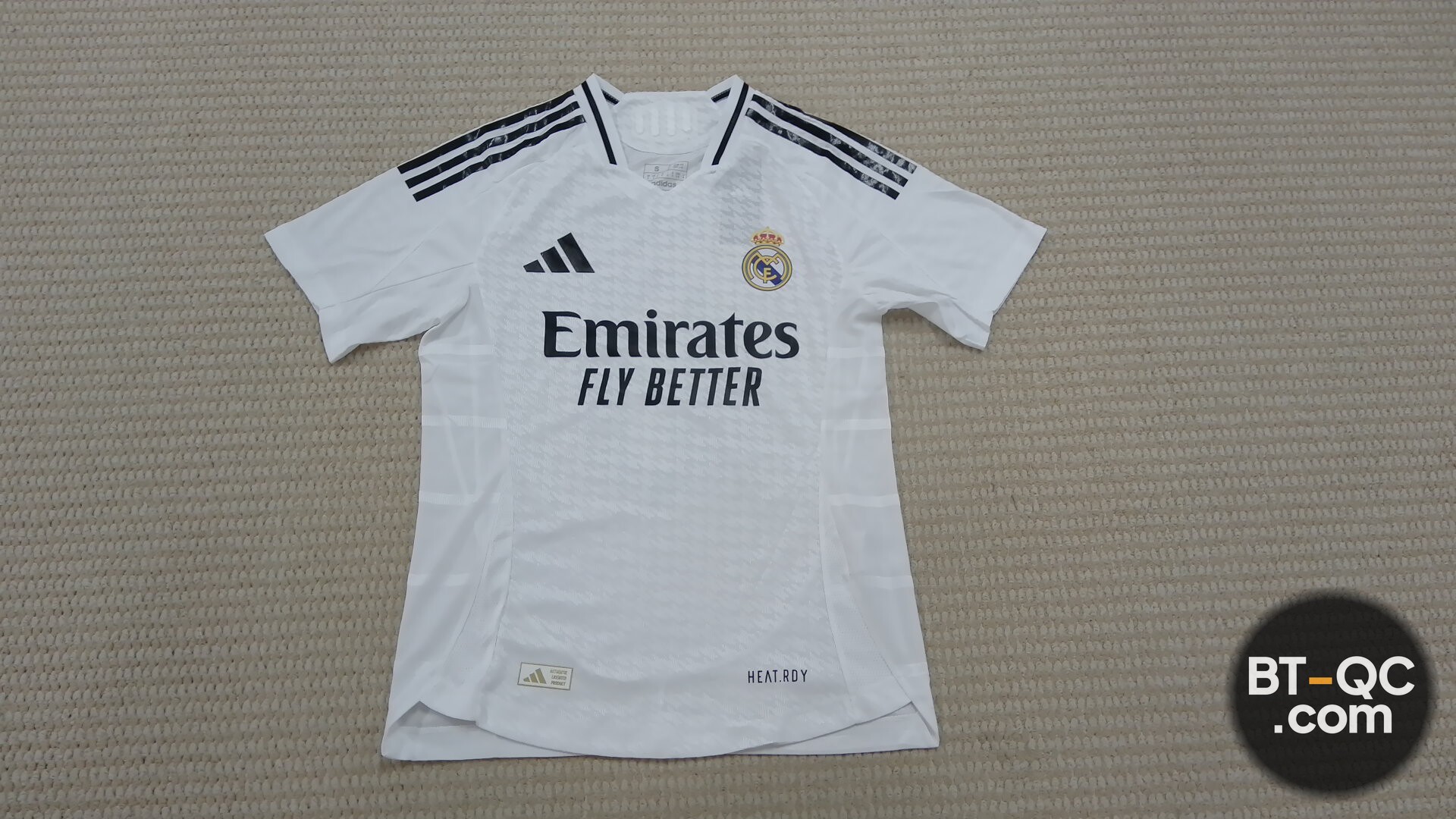 Adidas Real Madrid Mbappe 9 White Jersey QC