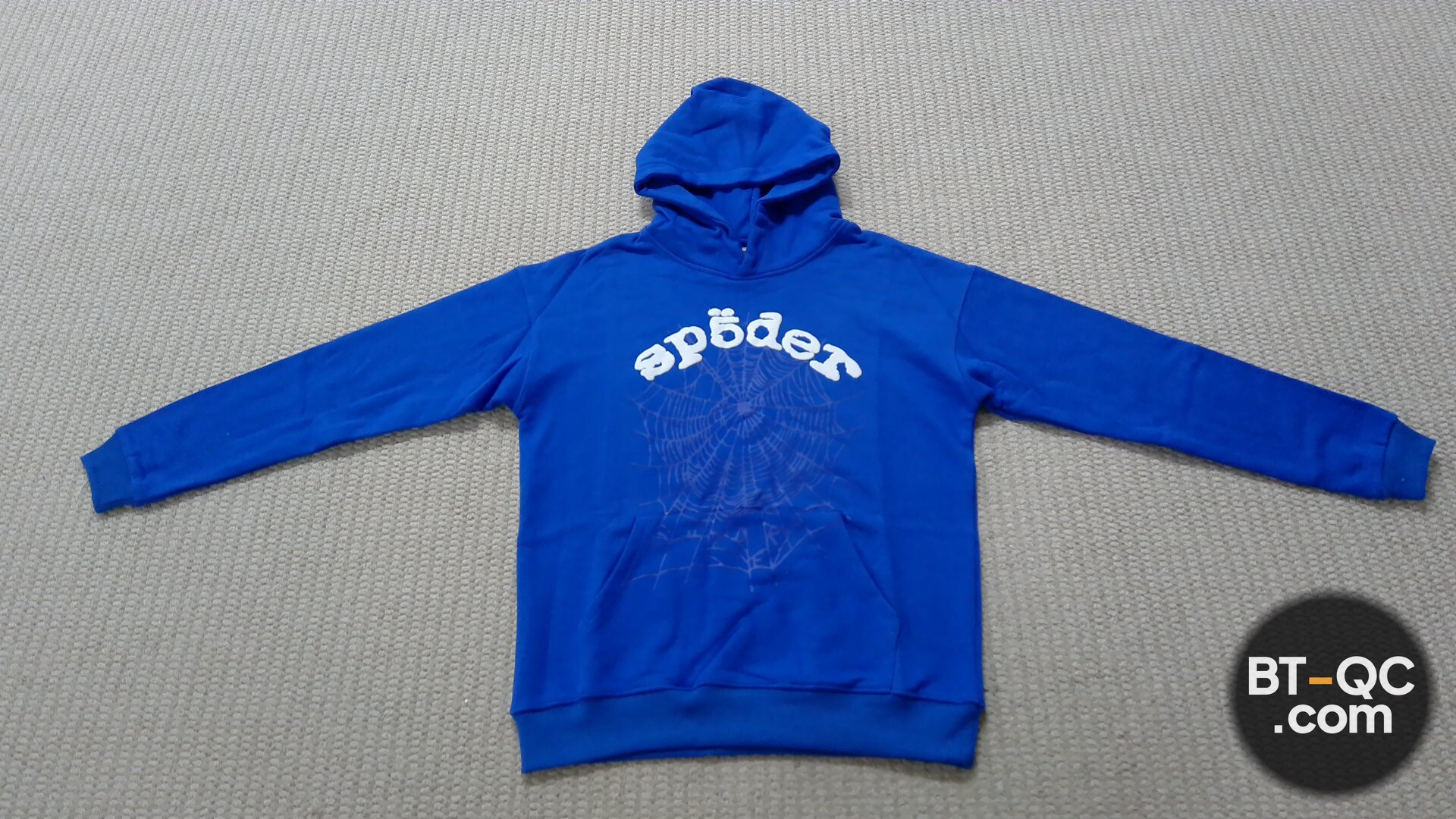 SP5DER Blue Hoodie QC